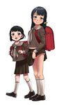 a-801, original, highres, tagme, 2girls, backpack, bag, blac